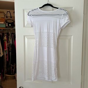 Alo yoga mesh haute summer dress cover up